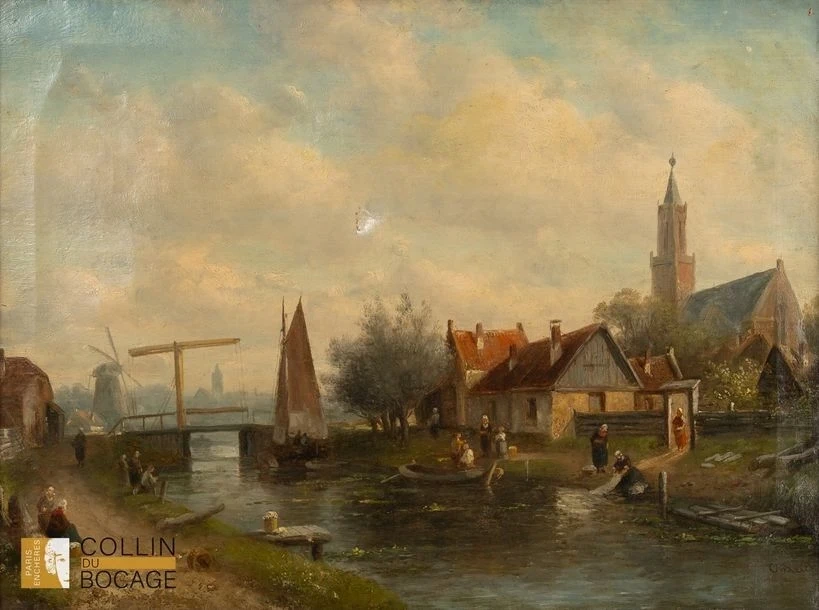 Charles Leickert - 107, Villaggio e Ponte Bascule